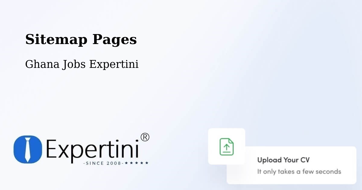 Sitemap Pages across Ghana - Ghana Jobs Expertini